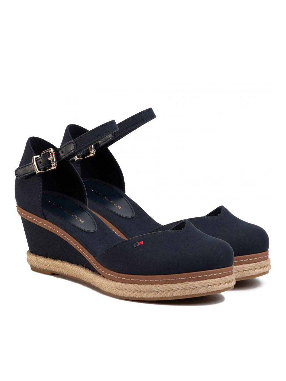 Tommy Hilfiger Basic Closed Toe Sandalias De Cuña Alpargatas Cielo Del  Desierto - ¡Compra En Le Sac!