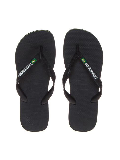 HAVAIANAS BRASIL LOGO Chanclas para hombre negro negro - Zapatos unisex
