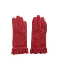 TOSCA BLU guanto con rouche in suede  Burdeos - Guantes - 1