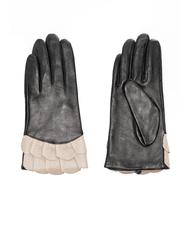 TOSCA BLU guanto con rouches  negro / nat - Guantes - 1