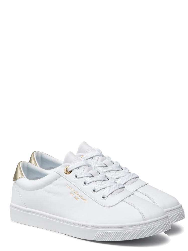 Tommy Hilfiger Court Sneaker Pelle Zapatillas De Piel Blanco - ¡Compra A  Precios De Outlet!