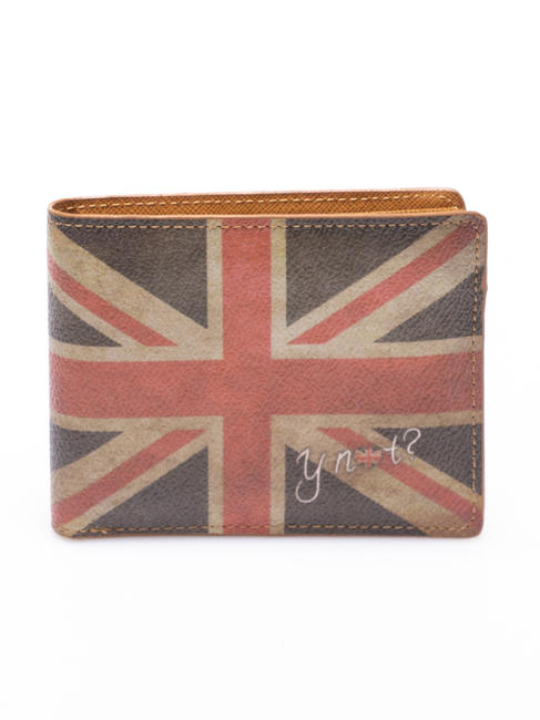 YNOT flag vintage portafoglio uomo Cartera Reino Unido - Carteras Hombre