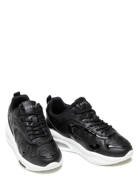 GUESS FEVER SNEAL Zapatillas Negro / negro - Zapatos Mujer