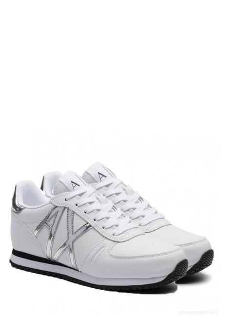 ARMANI EXCHANGE RIO Zapatillas whi / silv - Zapatos Mujer