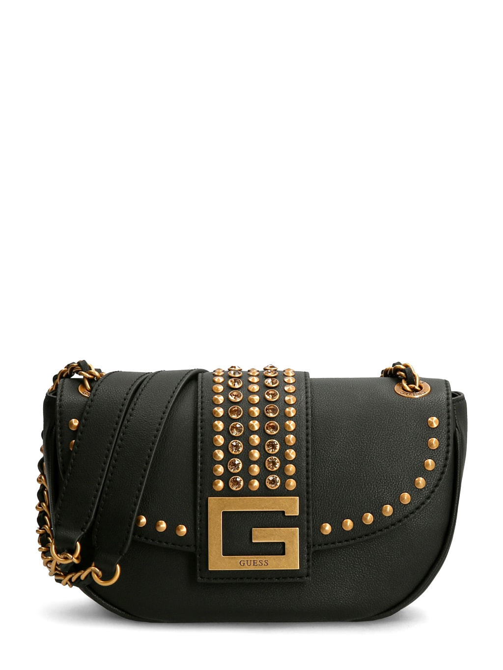 Guess Bling Bolso Bandolera Pequeño Negro - ¡Compra A Precios De Outlet!