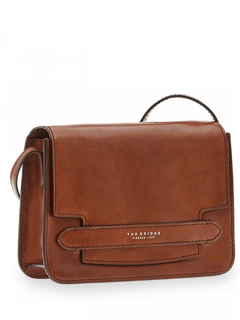 THE BRIDGE LUCREZIA Mini bolso de hombro BROWN - Bolsos Mujer