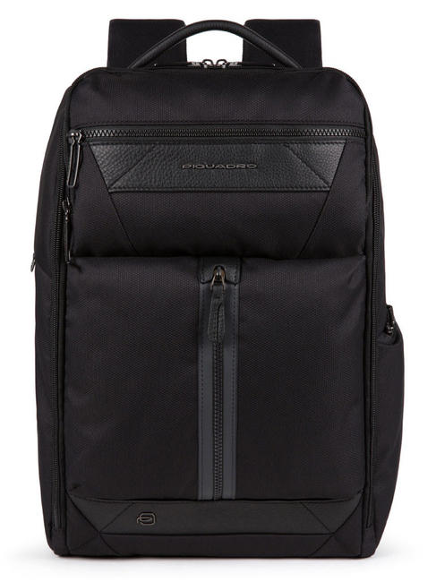 PIQUADRO TRAKAI Mochila para portátil 14 "/ Ipad 9,7" / 11 " negro - Mochilas para portátil