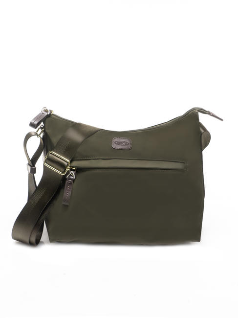 BRIC’S X-BAG S bolsa de hombro oliva / marrón oscuro - Bolsos Mujer