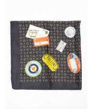 POLLINI PATCH Fular estampado negro - Bufandas - 1