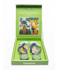 HAVAIANAS RETRATOS  Chanclas con caja de regalo navyblu - Zapatos unisex - 1