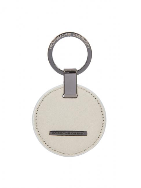 PORSCHE DESIGN CIRCLE Llavero de cuero blanco - Llaveros