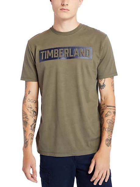 TIMBERLAND SS 3D EMBOSSED Camiseta con logo en relieve grapleaf - camiseta