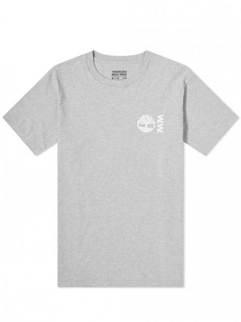 TIMBERLAND WW Camiseta de algodón brezo gris medio - camiseta