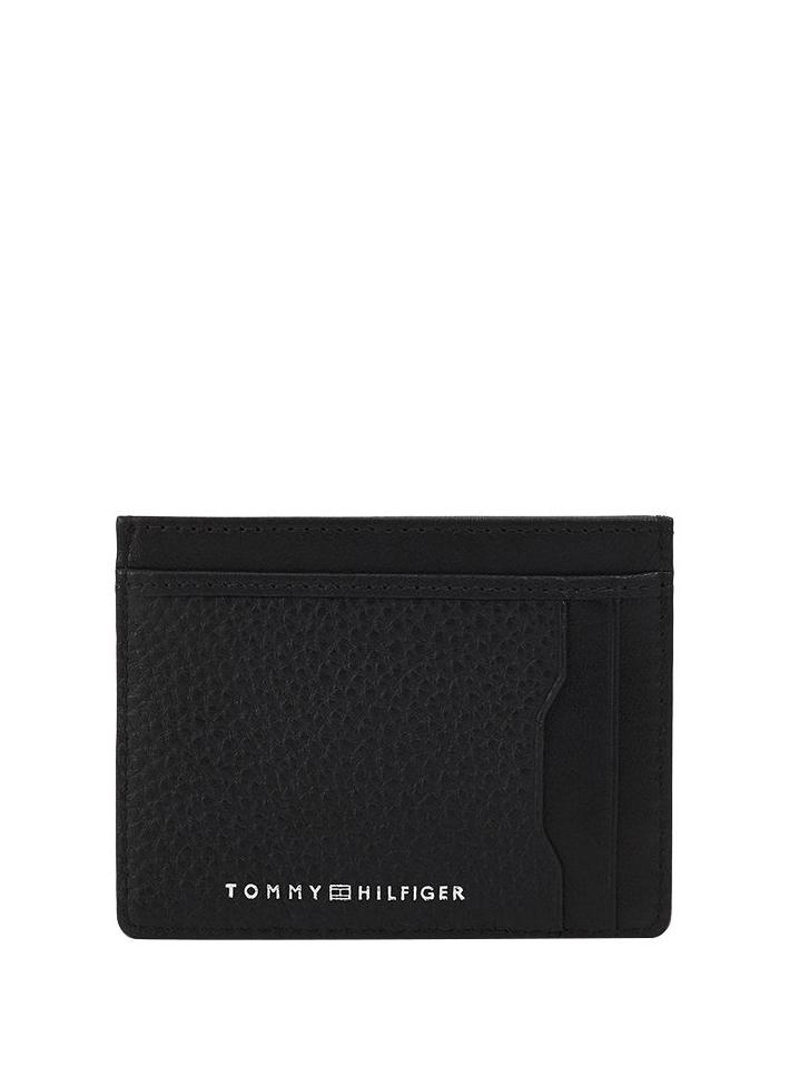 Tommy Hilfiger Th Downtown Tarjetero De Piel Negro - ¡Compra A Precios De  Outlet!