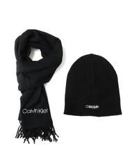 CALVIN KLEIN BASIC Gorro y bufanda de lana - Bufandas