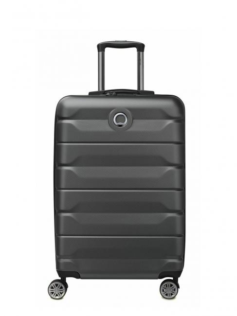 DELSEY AIR ARMOUR Carro giratorio mediano, extensible negro - Trolley Rígidos