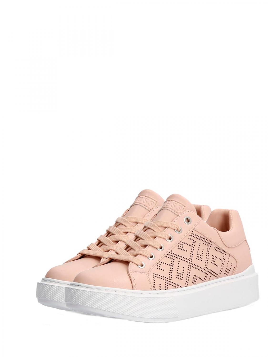 Guess Sneaker In Pelle H4,5Cm Cuero Rosa ¡Compra A Precios De Outlet!