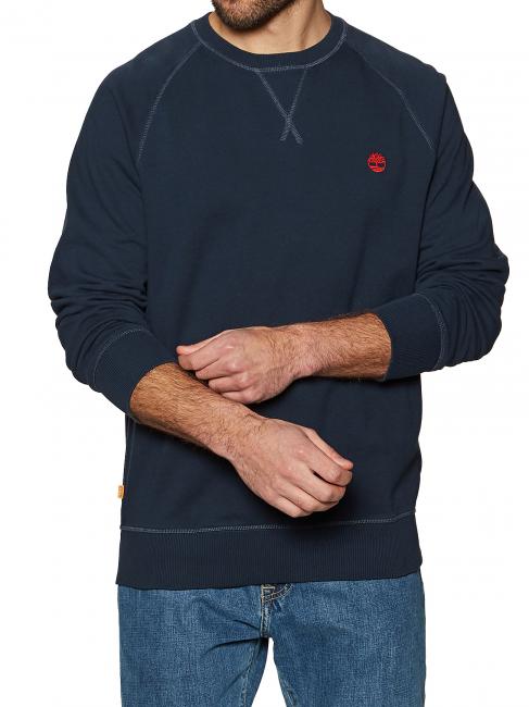TIMBERLAND ER BASIC REGULAR Sudadera con cuello redondo zafiro oscuro - Sudaderas