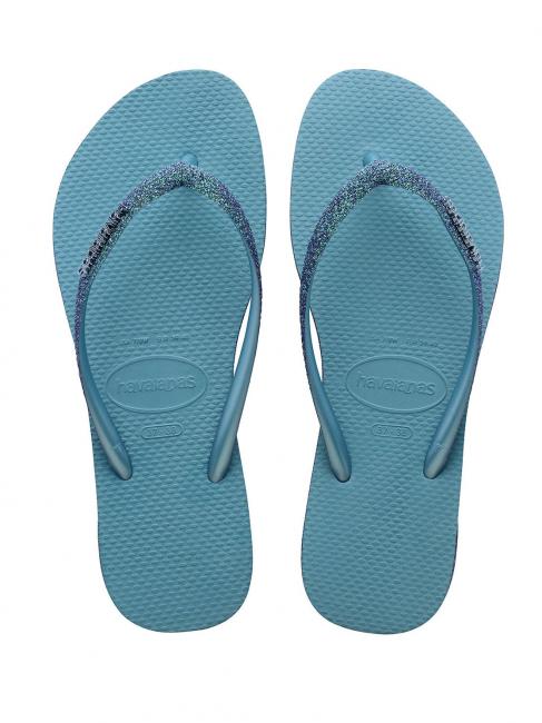 HAVAIANAS SLIM SPARKLE II Chancletas azul marino - Zapatos Mujer