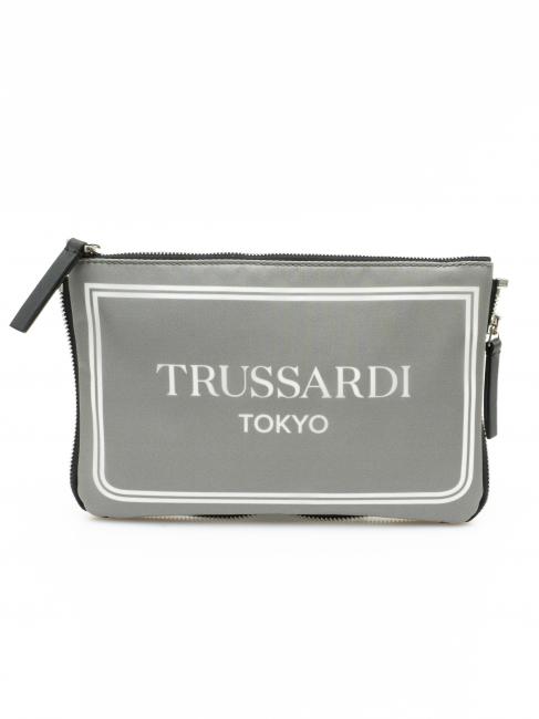 TRUSSARDI CITY POCKET bolso de mano tokio gris - Bolsos Mujer