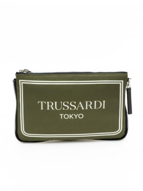 TRUSSARDI CITY POCKET bolso de mano verde tokio - Bolsos Mujer