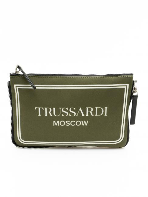 TRUSSARDI CITY POCKET bolso de mano verde de moscú - Bolsos Mujer