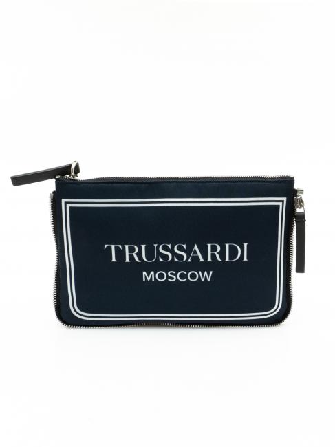 TRUSSARDI CITY POCKET bolso de mano azul de moscú - Bolsos Mujer