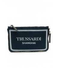 TRUSSARDI CITY POCKET bolso de mano azul de shangh&aacute;i - Bolsos Mujer - 1