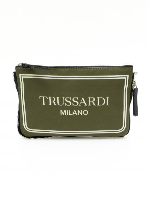 TRUSSARDI CITY POCKET bolso de mano Milán verde - Bolsos Mujer