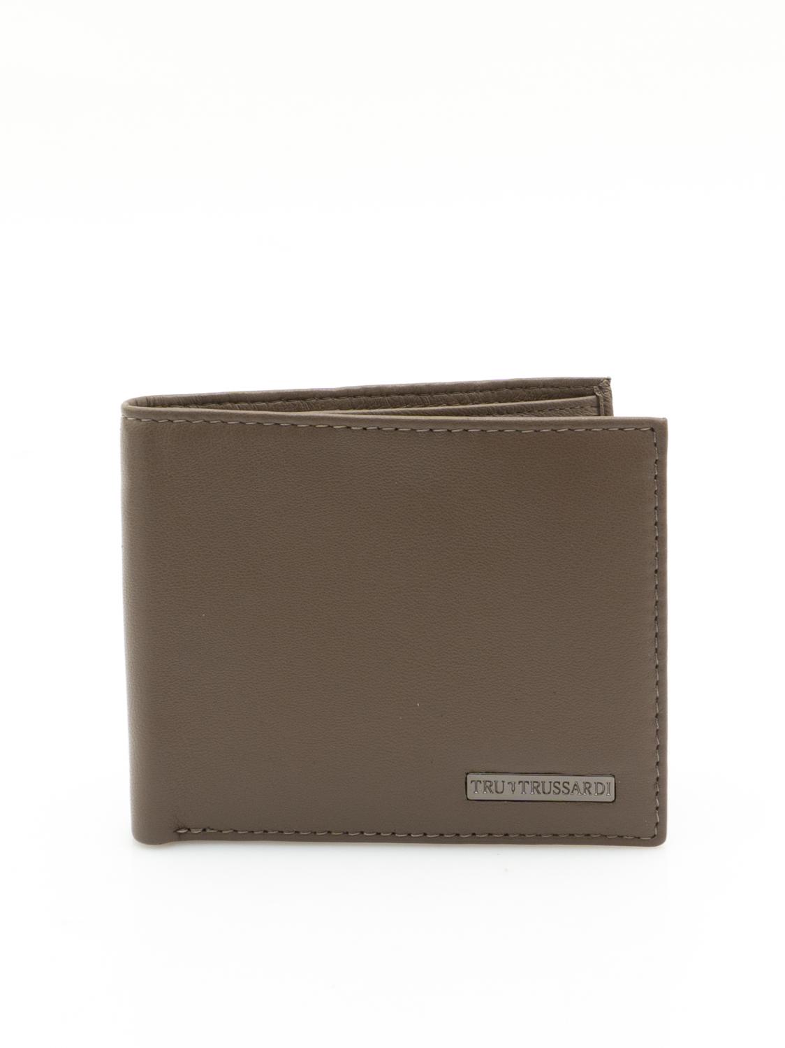 Trussardi Portafoglio In Pelle Gris Pardo - ¡Compra A Precios De Outlet!