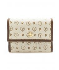 POLLINI Cartera PATRIMONIO CL&Aacute;SICO, con monedero marfil / marr&oacute;n - Carteras Mujer - 1