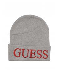 GUESS berretto beanie Logo gris - Sombreros - 1