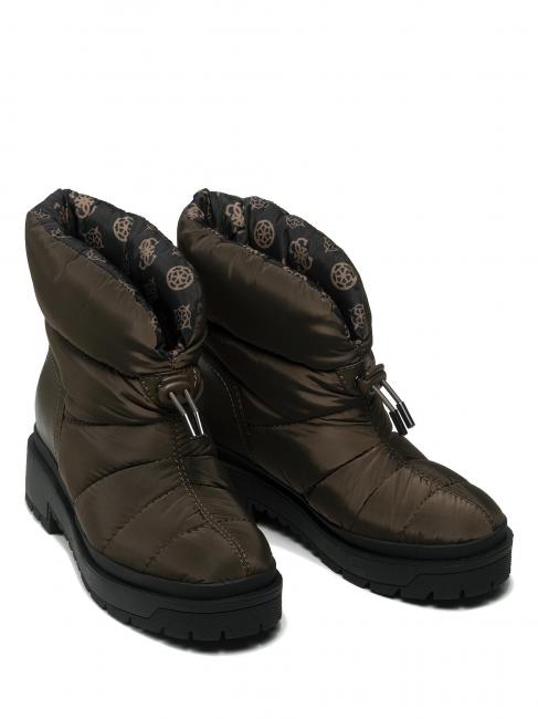 GUESS leeda stivaletto 4,3cm Botines acolchados Olivos - Zapatos Mujer