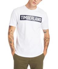 TIMBERLAND SS 3D EMBOSSED Camiseta con logo en relieve blanco - camiseta - 1