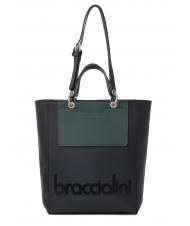 BRACCIALINI MY ONE Comprador de mano/hombro verde negro - Bolsos Mujer - 1