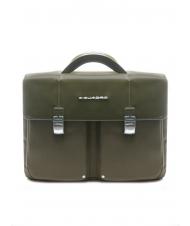 PIQUADRO CAMPIONARIO - LINK 2  Malet&iacute;n para PC de 15,6 " VERDE - Maletines de Trabajo - 1