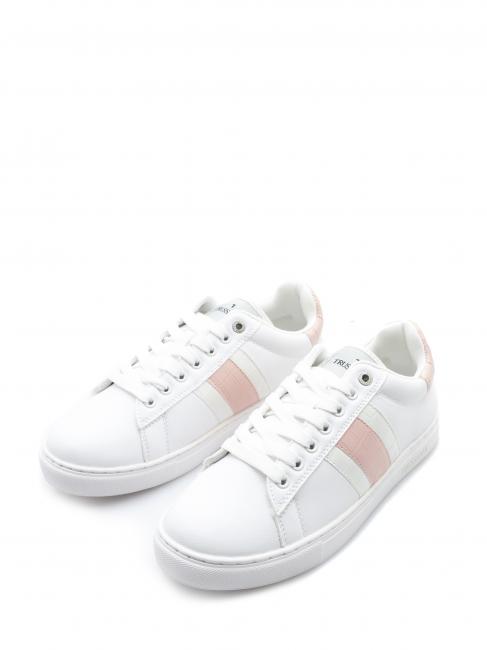 TRUSSARDI AURA zapatilla de deporte Rosa blanca - Zapatos Mujer