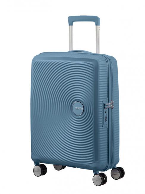 AMERICAN TOURISTER Maletas SOUNDBOX, equipaje de mano, expandible piedra azul - Equipaje de mano