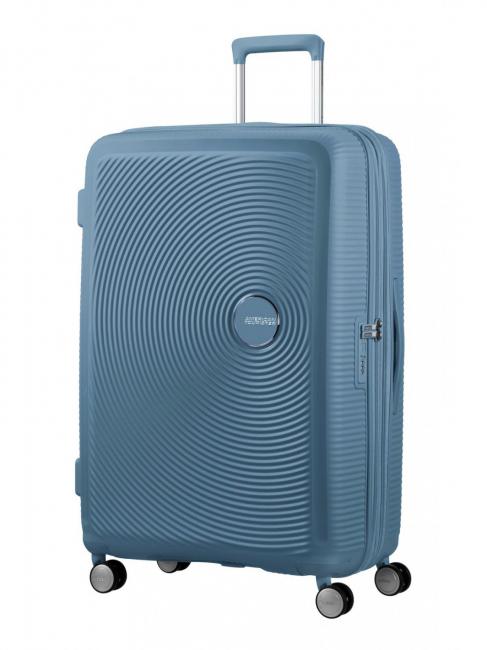 AMERICAN TOURISTER Maletas SOUNDBOX, medida grande, expandible piedra azul - Trolley Rígidos