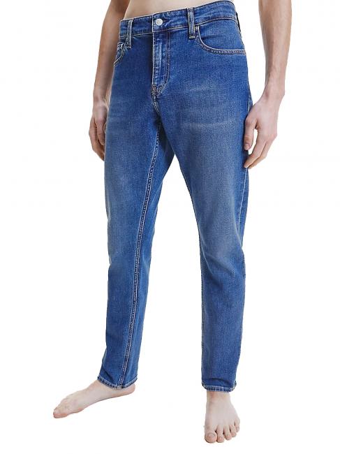 CALVIN KLEIN Jeans slim mid blue denim   azul - Jeans