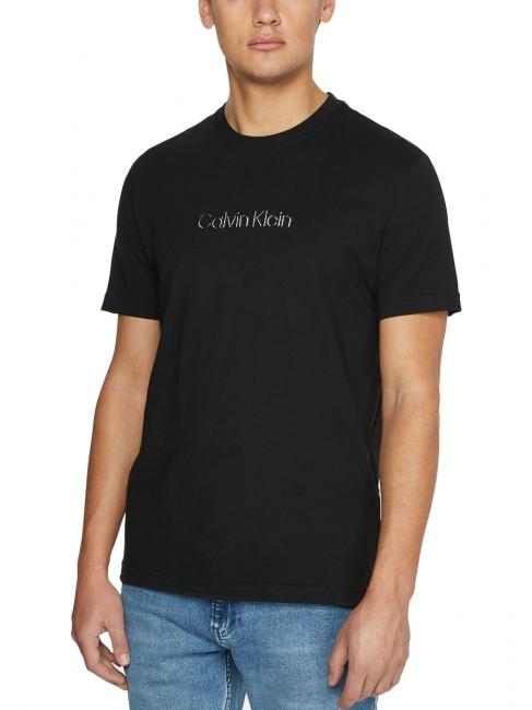 CALVIN KLEIN MULTI COLOR LOGO Camiseta de algodón Ck negro - camiseta