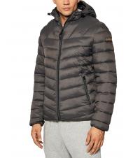 NAPAPIJRI AERONS H 2 Plum&iacute;fero con capucha s&oacute;lido gris oscuro - Chaquetas de plumas para hombre - 1