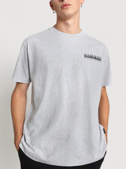 NAPAPIJRI S-SARETINE SS Camiseta de algodón mezcla gris claro - camiseta