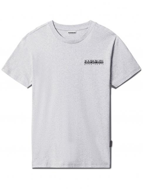 NAPAPIJRI S-LATEMAR Camiseta de algodón mezcla gris claro - camiseta