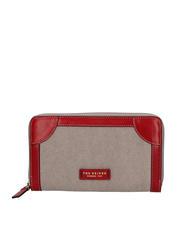 THE BRIDGE AUSTER Cartera compacta natural / grosella roja abb. oro - Carteras Mujer - 1