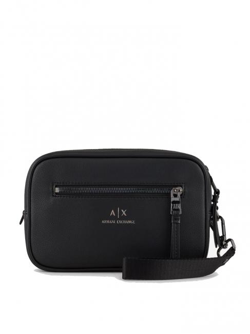 ARMANI EXCHANGE Beauty case con tasca frontale e polsierina  negro - Neceser