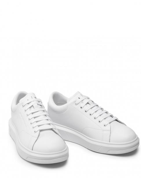 ARMANI EXCHANGE ACTION Zapatillas de cuero OP BLANCO - Zapatos Hombre