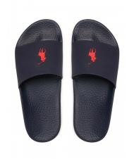 RALPH LAUREN POLO SLIDE Zapatillas azul marino / rojo pp - Zapatos Hombre - 1