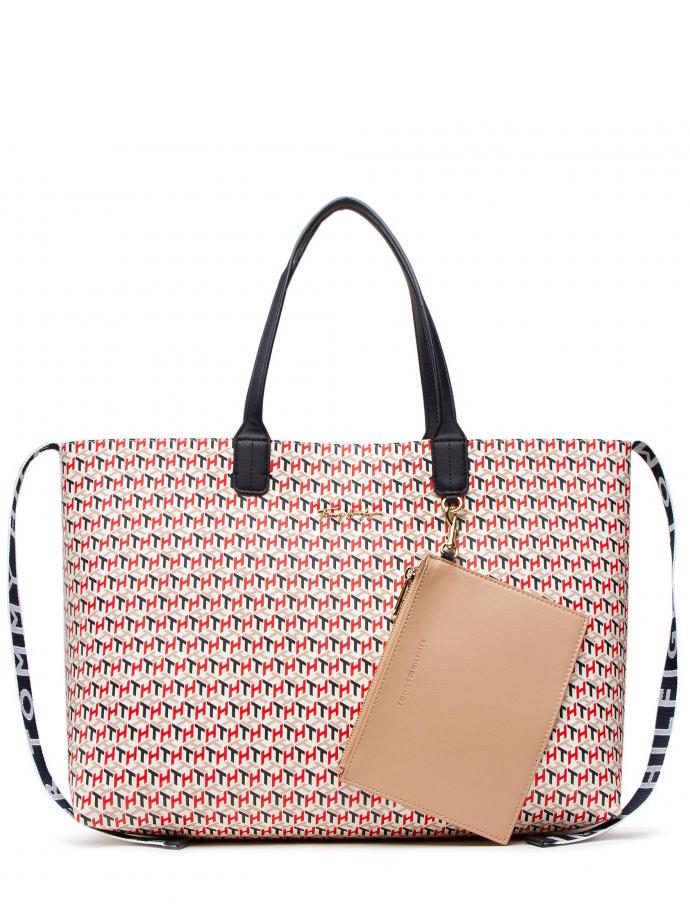 Tommy Hilfiger Iconic Monogram Bolso Shopper De Monograma Corporativo - ¡Compra A Precios Outlet!
