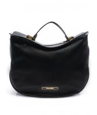 BRACCIALINI JASMINE  Bolso de mano, con bandolera, en piel negro con acabado negro - Bolsos Mujer - 1
